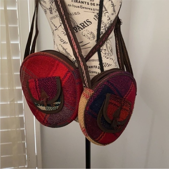 Handbags - Handmade Stylish Red and Brown Women's Bag